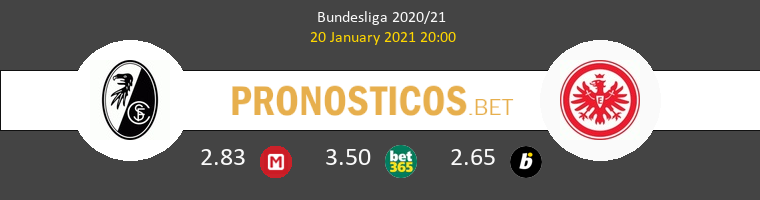 SC Freiburg vs Eintracht Frankfurt Pronostico (20 Ene 2021) 1
