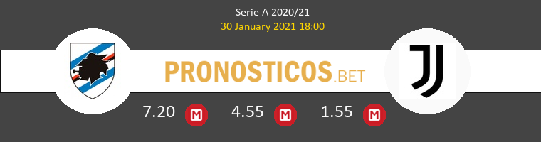 Sampdoria vs Juventus Pronostico (30 Ene 2021) 1