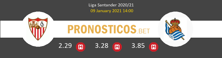 Sevilla vs Real Sociedad Pronostico (9 Ene 2021) 1