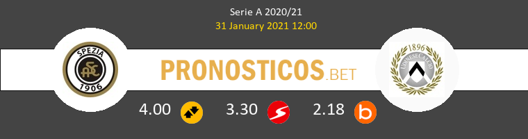 Spezia vs Udinese Pronostico (31 Ene 2021) 1