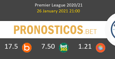 West Bromwich Albion vs Manchester City Pronostico (26 Ene 2021) 5