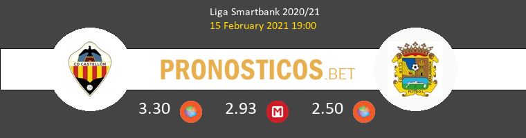 CD Castellón vs Fuenlabrada Pronostico (15 Feb 2021) 1