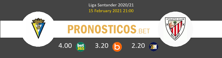 Cádiz vs Athletic Pronostico (15 Feb 2021) 1