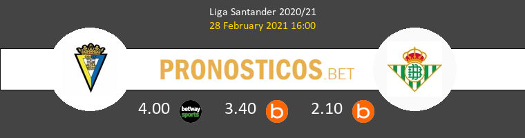 Cádiz vs Real Betis Pronostico (28 Feb 2021) 1