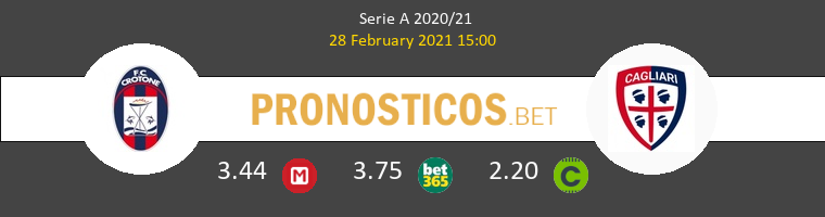 Crotone vs Cagliari Pronostico (28 Feb 2021) 1
