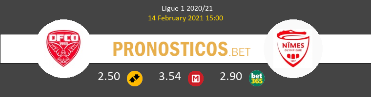 Dijon FCO vs Nimes Pronostico (14 Feb 2021) 1