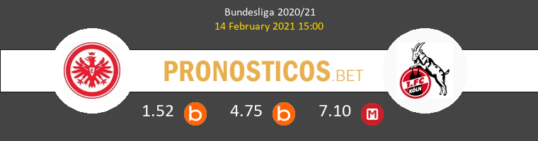 Eintracht Frankfurt vs Koln Pronostico (14 Feb 2021) 1