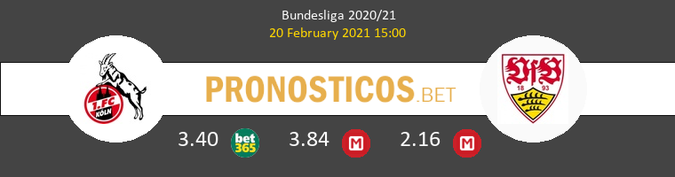 Koln vs Stuttgart Pronostico (20 Feb 2021) 1