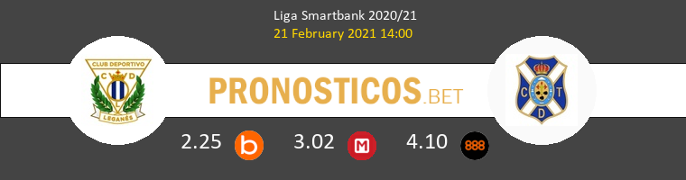Leganés vs Tenerife Pronostico (21 Feb 2021) 1