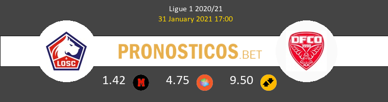 Lille vs Dijon FCO Pronostico (31 Ene 2021) 1