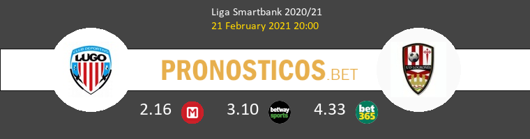 Lugo vs UD Logroñés Pronostico (21 Feb 2021) 1
