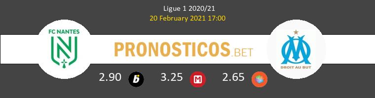 Nantes vs Olympique Marseille Pronostico (20 Feb 2021) 1
