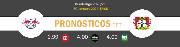 Red Bull Leipzig vs Leverkusen Pronostico (30 Ene 2021) 1