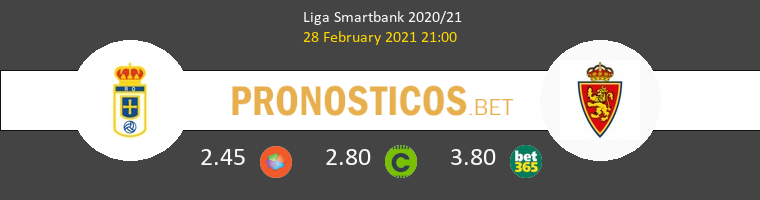 Real Oviedo vs Zaragoza Pronostico (28 Feb 2021) 1