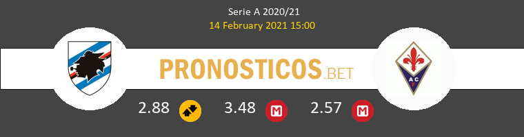 Sampdoria vs Fiorentina Pronostico (14 Feb 2021) 1