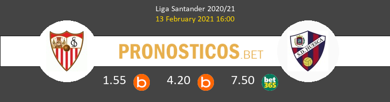 Sevilla vs Huesca Pronostico (13 Feb 2021) 1