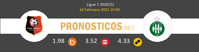 Stade Rennais vs SaintvÉtienne Pronostico (14 Feb 2021) 1