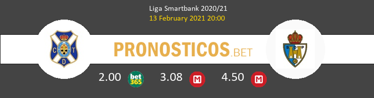 Tenerife vs Ponferradina Pronostico (13 Feb 2021) 1