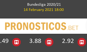 Wolfsburg vs B. Mönchengladbach Pronostico (14 Feb 2021) 1