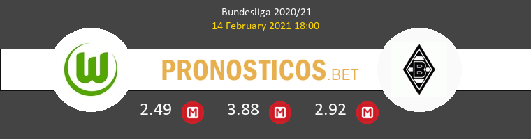 Wolfsburg vs B. Mönchengladbach Pronostico (14 Feb 2021) 1
