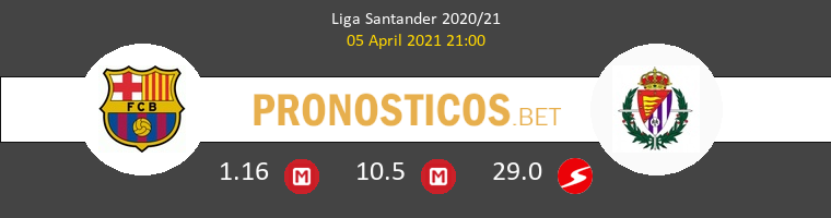 Barcelona vs Real Valladolid Pronostico (5 Abr 2021) 1