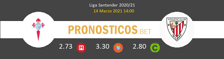 Celta vs Athletic de Bilbao Pronostico (14 Mar 2021) 1