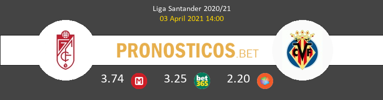 Granada vs Villarreal Pronostico (3 Abr 2021) 1