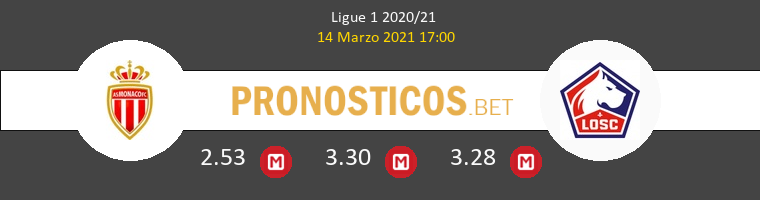 Monaco vs Lille Pronostico (14 Mar 2021) 1