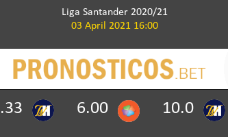 Real Madrid vs Eibar Pronostico (3 Abr 2021) 3