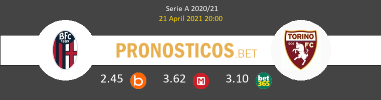 Bologna vs Torino Pronostico (21 Abr 2021) 1