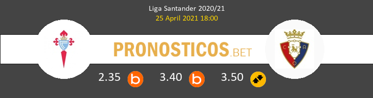 Celta vs Osasuna Pronostico (25 Abr 2021) 1