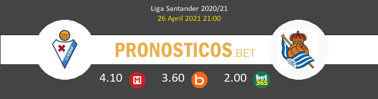 Eibar vs Real Sociedad Pronostico (26 Abr 2021) 1