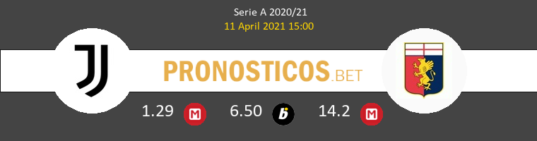 Juventus vs Genoa Pronostico (11 Abr 2021) 1