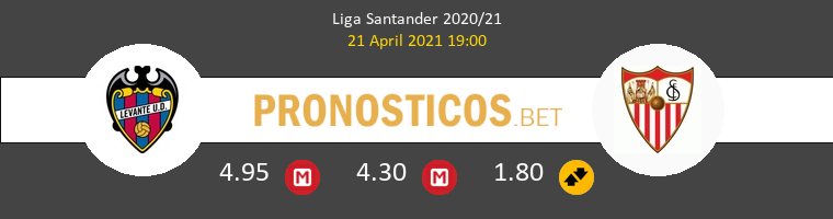 Levante vs Sevilla Pronostico (21 Abr 2021) 1