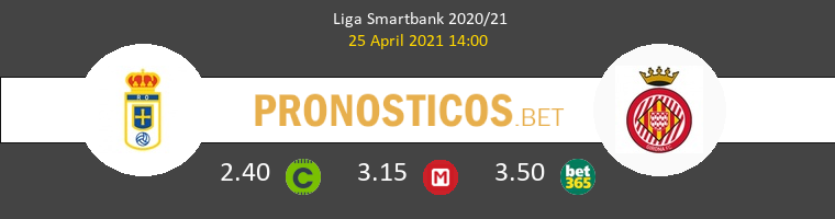 Real Oviedo vs Girona Pronostico (25 Abr 2021) 1