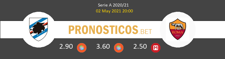 Sampdoria vs Roma Pronostico (2 May 2021) 1