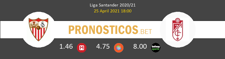 Sevilla vs Granada Pronostico (25 Abr 2021) 1