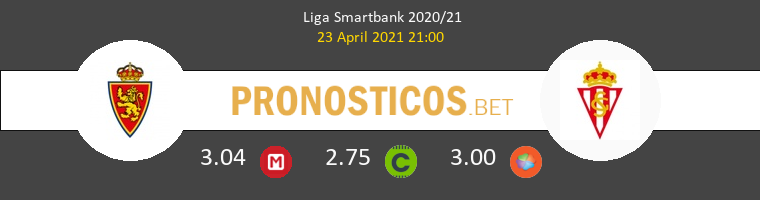 Zaragoza vs Real Sporting Pronostico (23 Abr 2021) 1