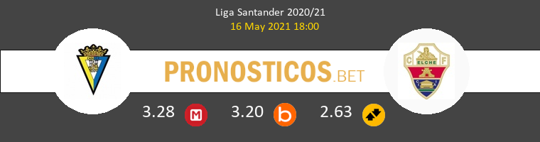 Cádiz vs Elche Pronostico (16 May 2021) 1