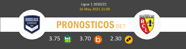 Girondins Bordeaux vs Lens Pronostico (16 May 2021) 1
