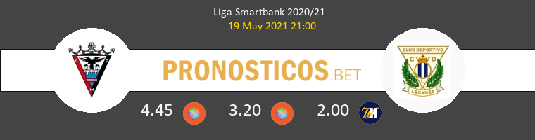 Mirandés vs Leganés Pronostico (19 May 2021) 1