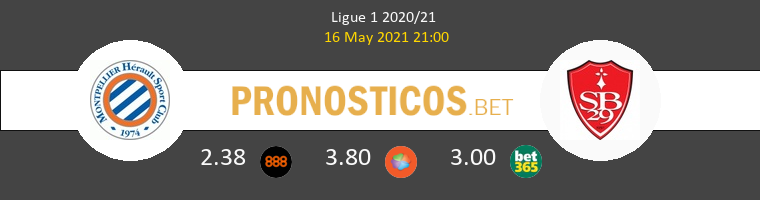 Montpellier vs Stade Brestois Pronostico (16 May 2021) 1