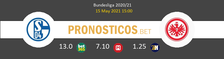 Schalke 04 vs Eintracht Frankfurt Pronostico (15 May 2021) 1