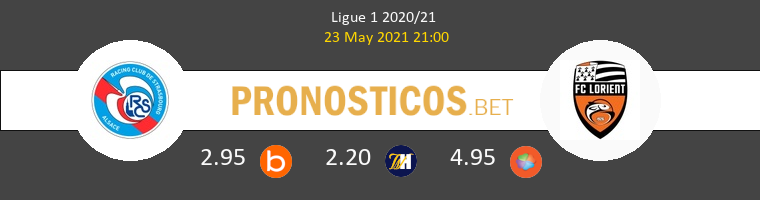 Estrasburgo vs Lorient Pronostico (23 May 2021) 1