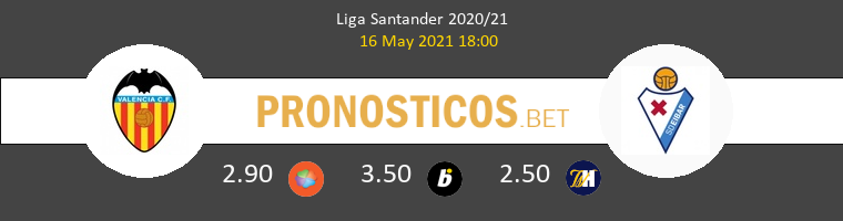 Valencia vs Eibar Pronostico (16 May 2021) 1