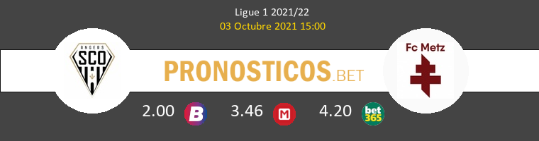 Angers SCO vs Metz Pronostico (3 Oct 2021) 1