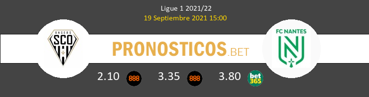 Angers SCO vs Nantes Pronostico (19 Sep 2021) 1