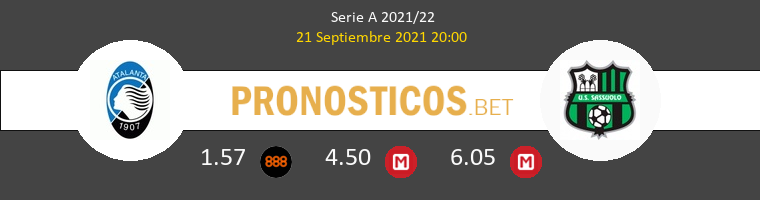Atalanta vs Sassuolo Pronostico (21 Sep 2021) 1