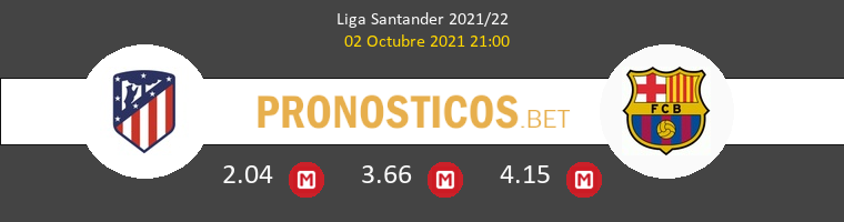 Atlético vs Barcelona Pronostico (2 Oct 2021) 1