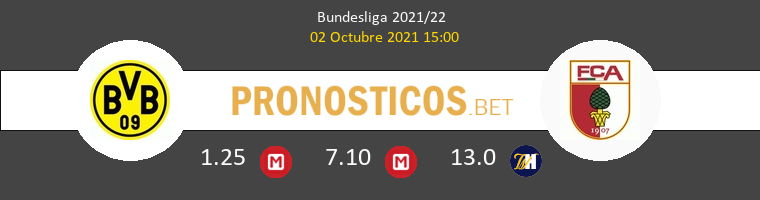 Borussia Dortmund vs FC Augsburg Pronostico (2 Oct 2021) 1